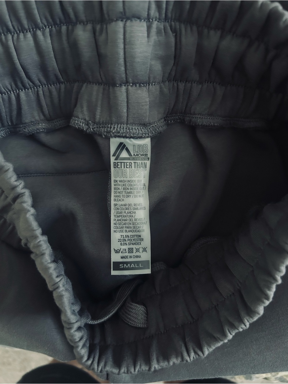 ALPHALETE Elmts Relaxed Charcoal Gray Jogger Sweatpants - Picture 5 of 10